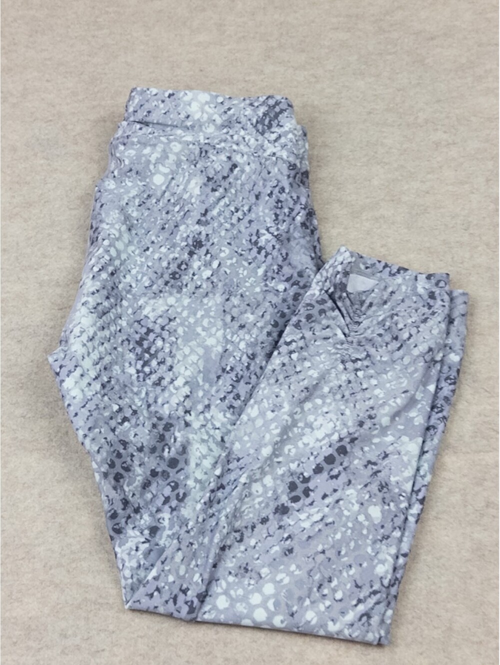 Calvin Klein Performance Women's Leggings with Grey Snake Print